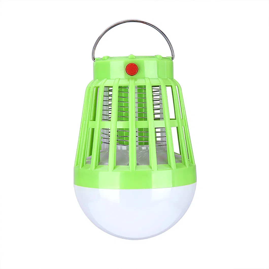 Outdoor USB Rechargeable Mosquito Repellent Lamp Radiationless Solar Electric Shock Mosquito Killer Lamp Ci24212